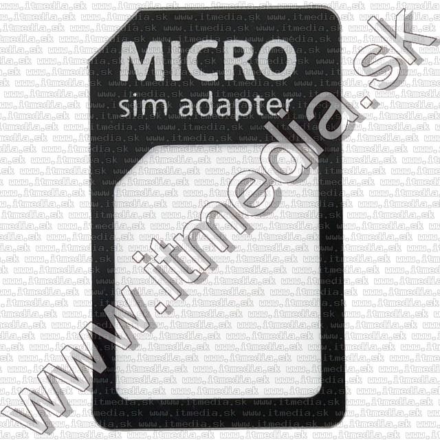 Image of microSIM to normal SIM adapter plastic *Bulk* (IT9727)